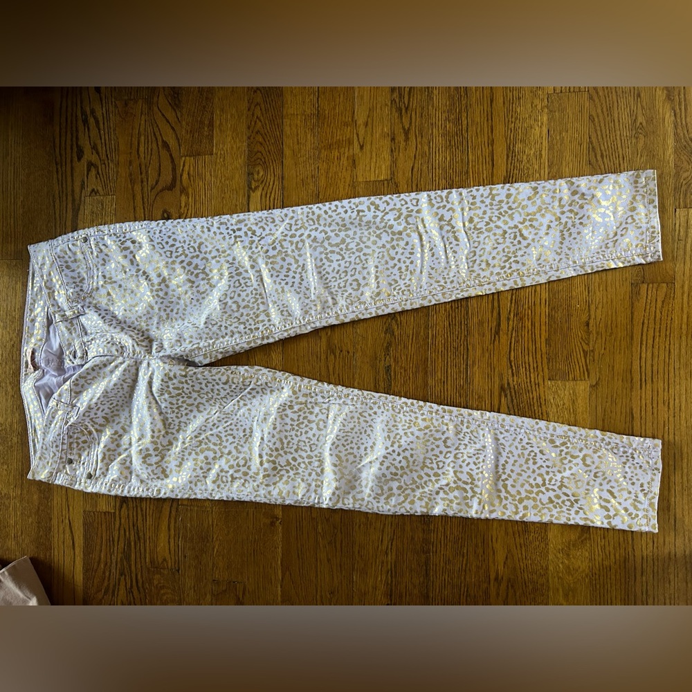 Funky cheetah print jeans